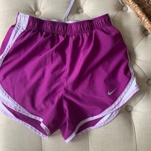 Purple Nike shorts!